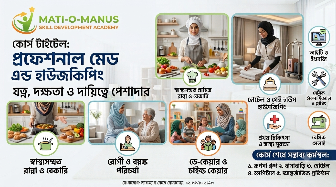 প্রফেশনাল মেড এন্ড হাউজকিপিং