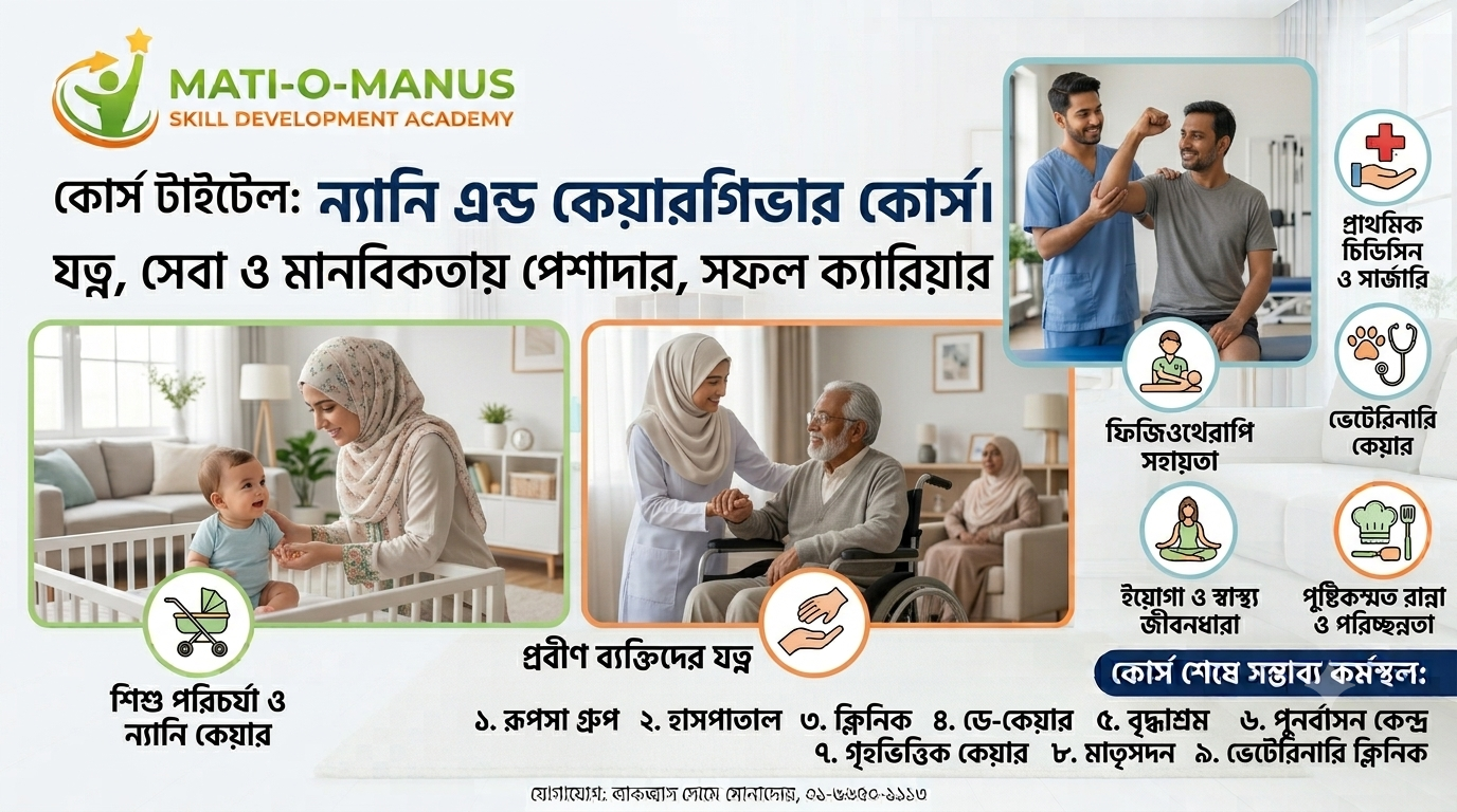 ন্যানি এন্ড কেয়ারগিভার কোর্স
